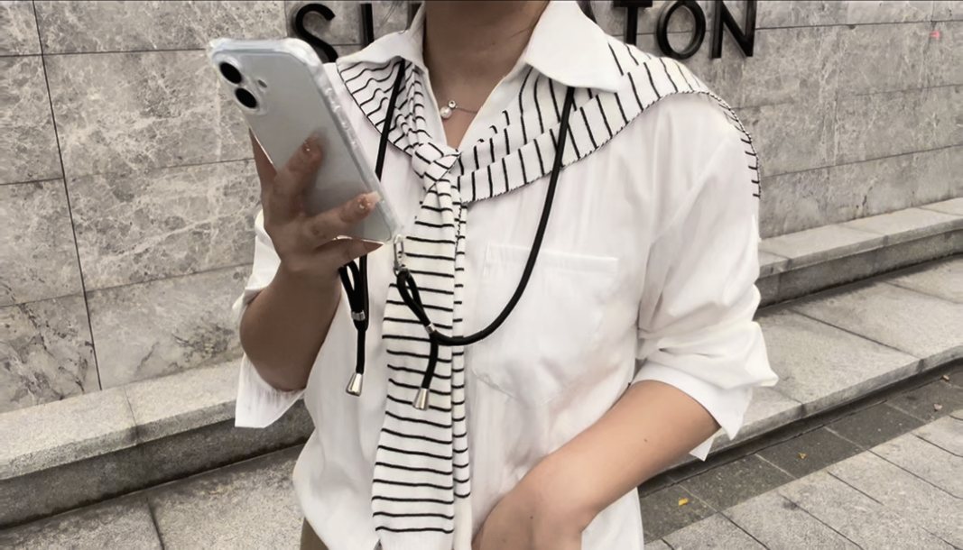 Amazon.co.jp: iPhone 17 Air 用 ケース クリア ショルダー 調節可能